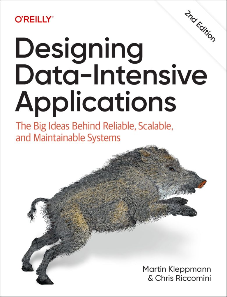 Capa do livro Designing Data-Intensive Applications